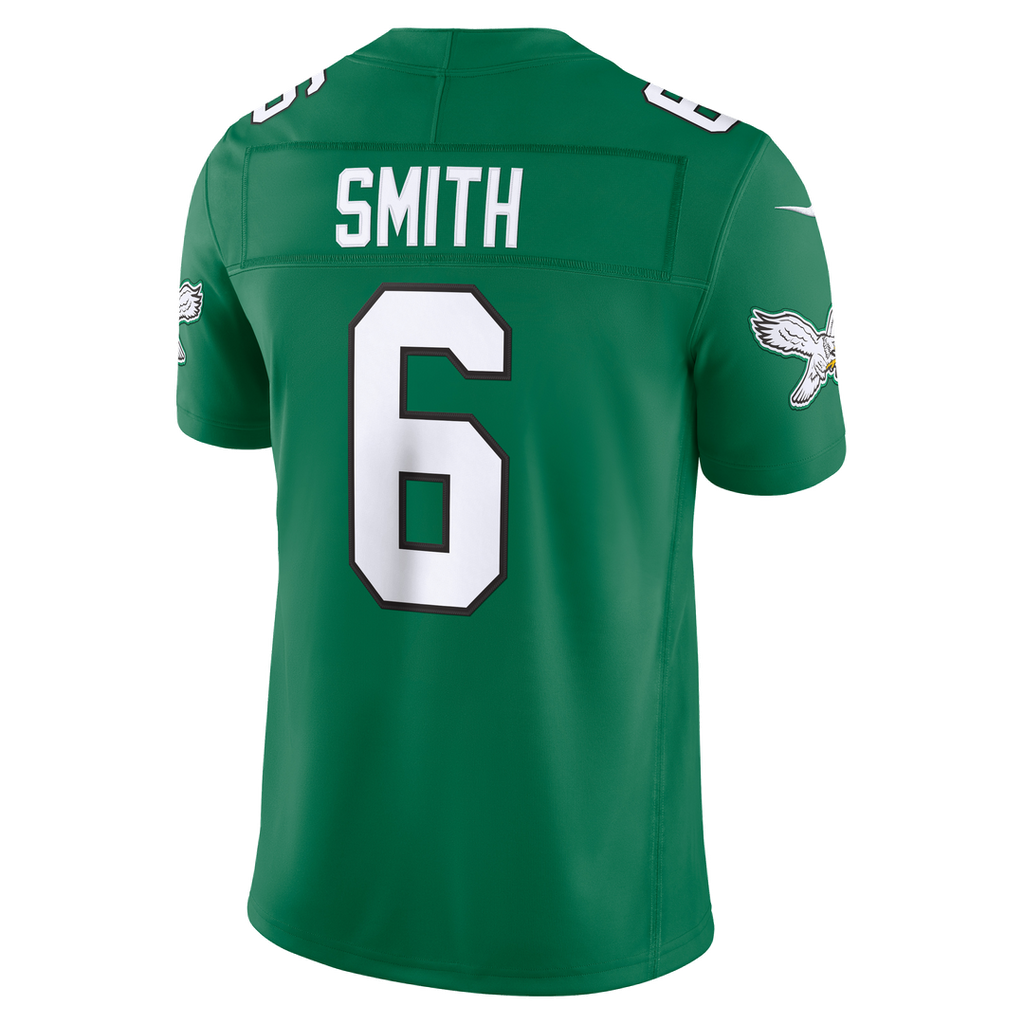 DeVonta Smith Philadelphia Eagles Team Vapor F.U.S.E. Stitched Limited Jersey - Midnight Green