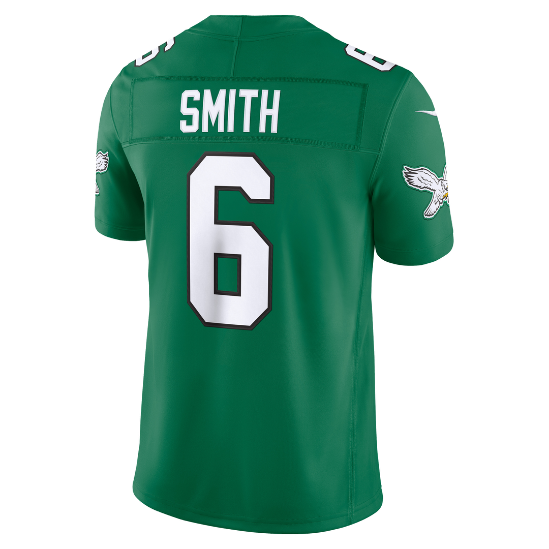 DeVonta Smith Philadelphia Eagles Team Vapor F.U.S.E. Stitched Limited Jersey - Midnight Green