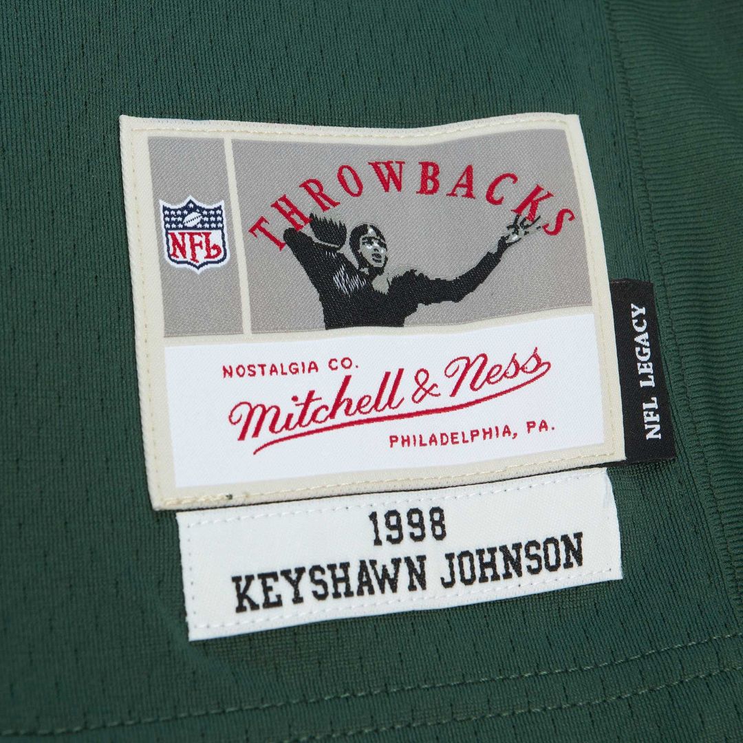 Keyshawn Johnson New York Jets Legacy Replica Jersey - Kelly Green