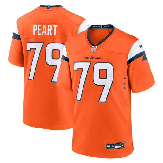 Matt Peart Denver Broncos Team Game Jersey - Orange