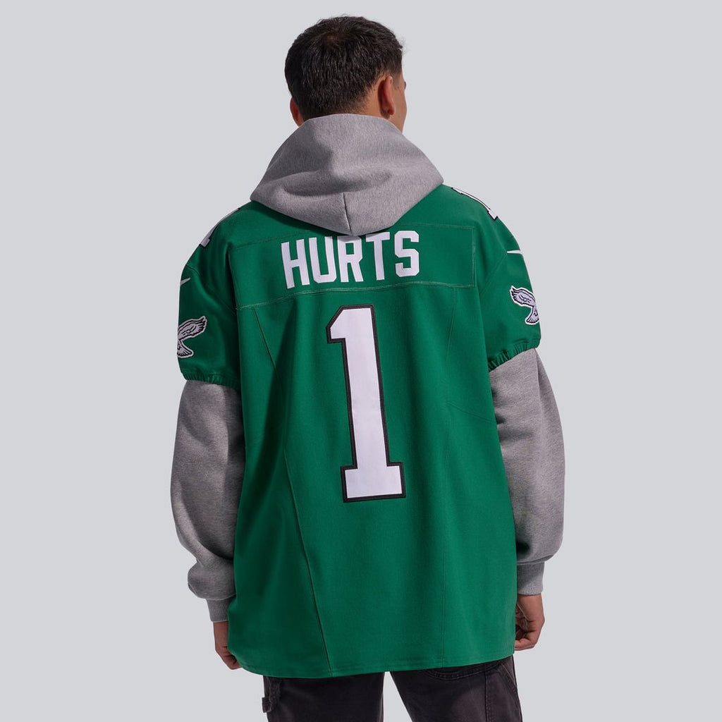 Jalen Hurts Philadelphia Eagles Team Vapor F.U.S.E. Elite Jersey - Midnight Green