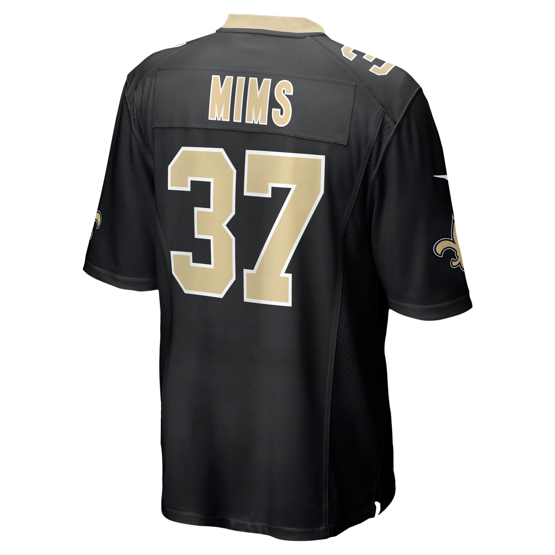 Jordan Mims New Orleans Saints Team Game Jersey - Black