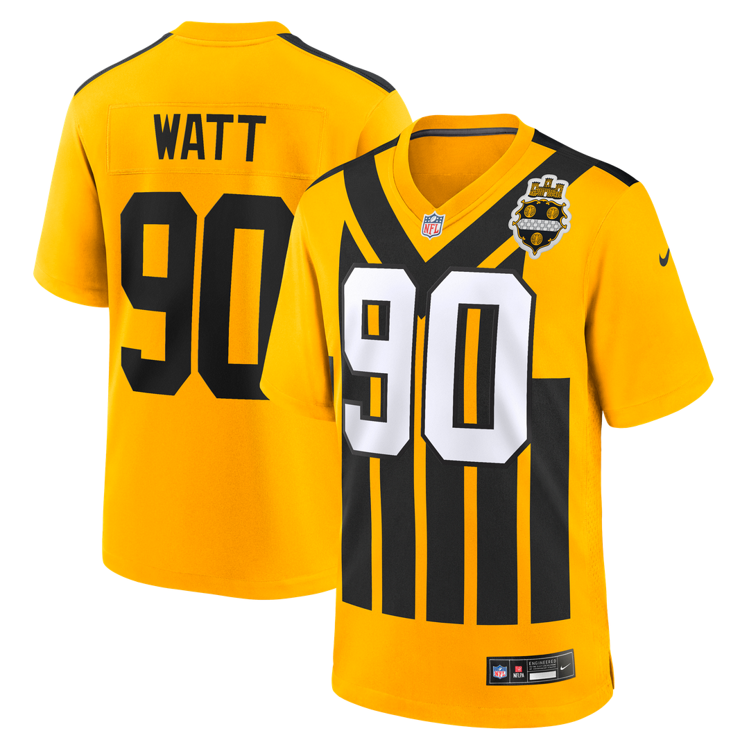 T.J. Watt Pittsburgh Steelers Game Jersey - Black