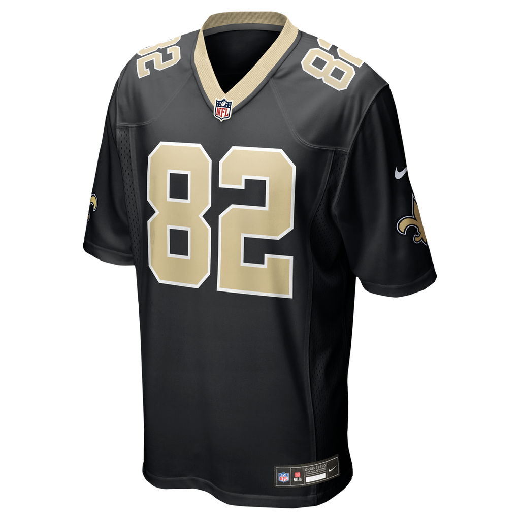 Bob Pollard New Orleans Saints Game Retired Player Jersey - Black