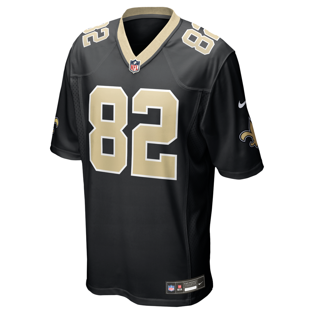 Bob Pollard New Orleans Saints Game Retired Player Jersey - Black