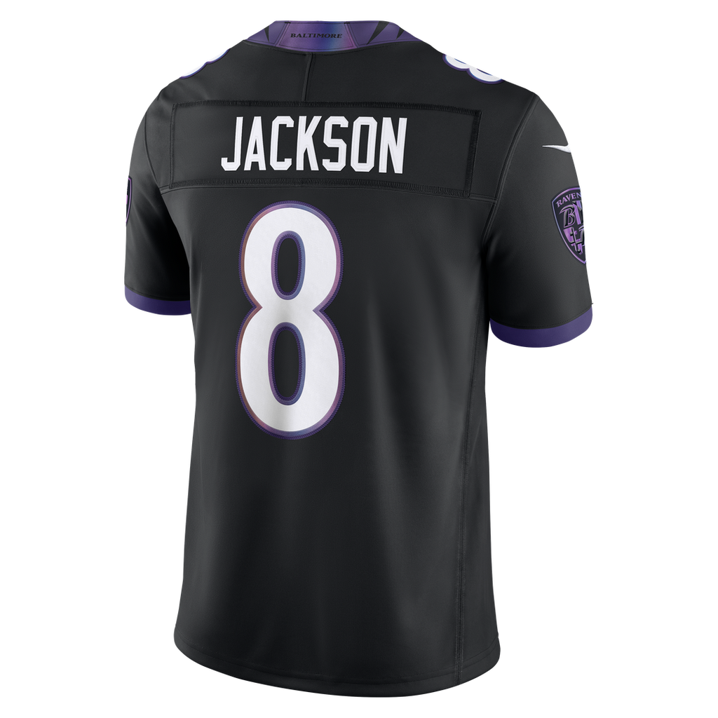 Lamar Jackson Baltimore Ravens Team Vapor F.U.S.E. Stitched Limited Jersey - Purple