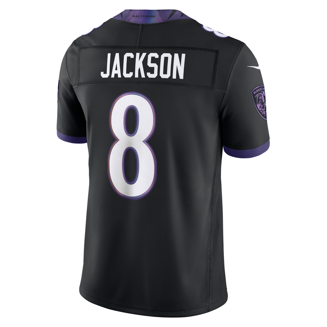 Lamar Jackson Baltimore Ravens Team Vapor F.U.S.E. Stitched Limited Jersey - Purple