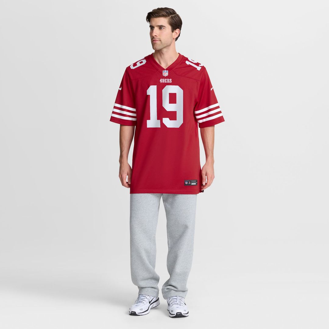Deebo Samuel Sr San Francisco 49ers Team Game Jersey - Scarlet