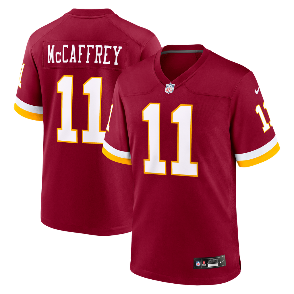 Luke McCaffrey Washington Commanders Game Jersey - Burgundy
