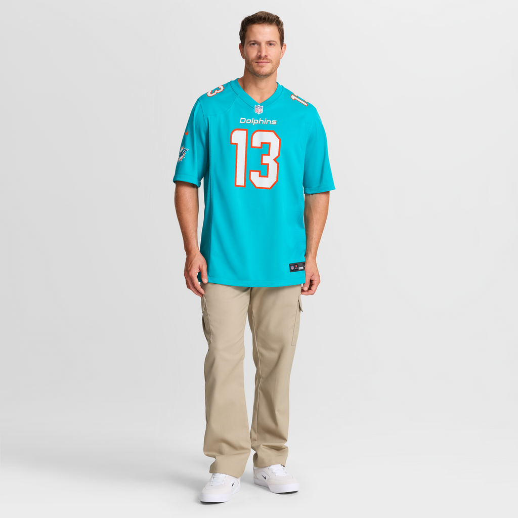 Dan Marino Miami Dolphins Game Retired Player Jersey - Aqua