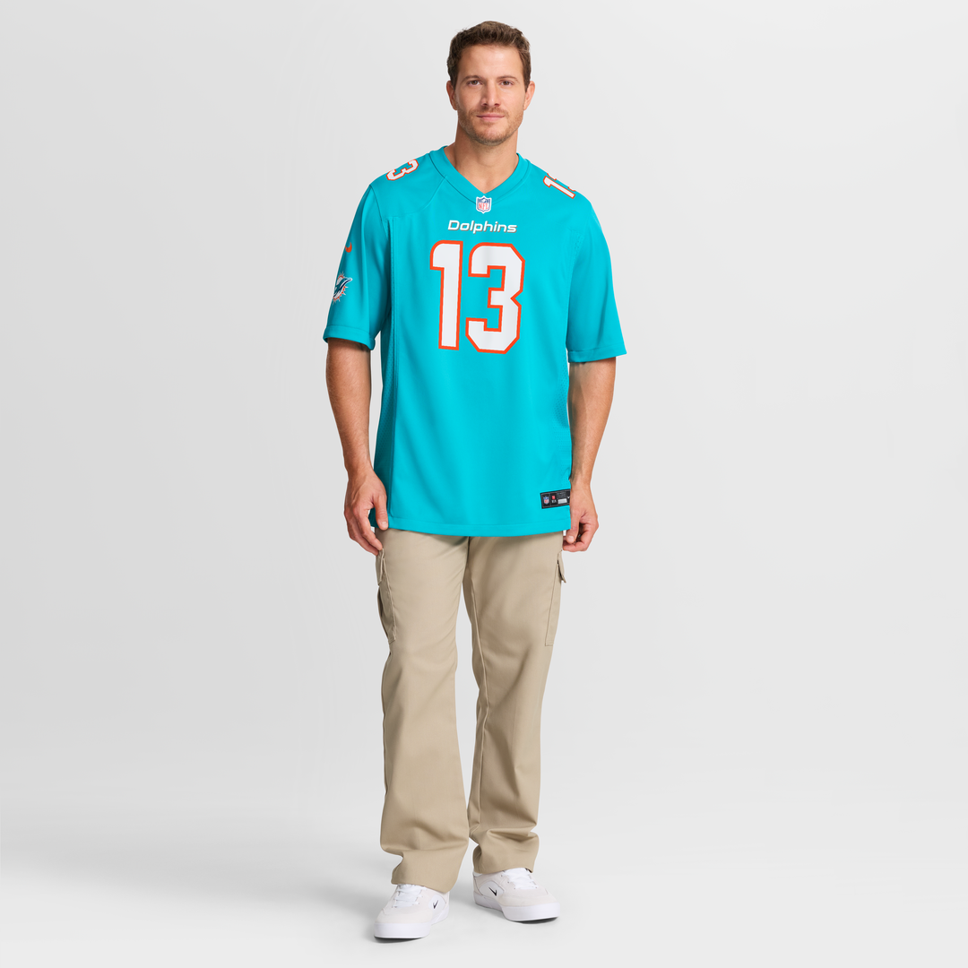 Dan Marino Miami Dolphins Game Retired Player Jersey - Aqua