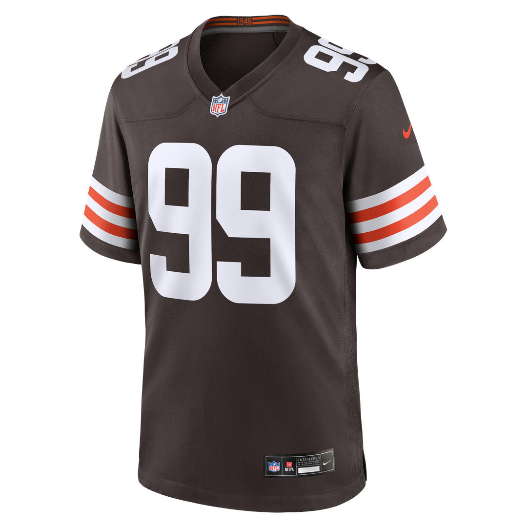 Logan Fano Cleveland Browns Team Game Jersey - Brown