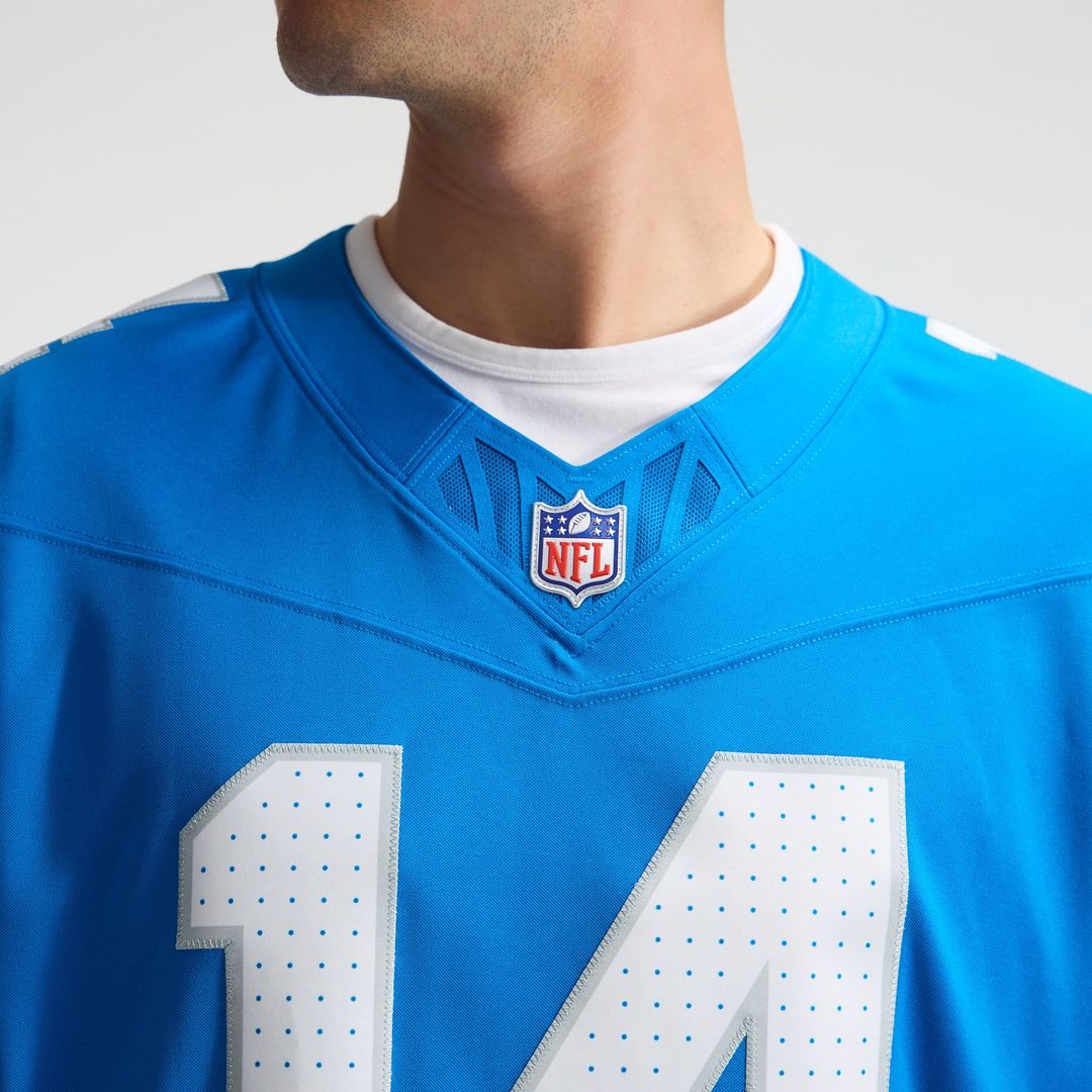 Amon - Ra St. Brown Detroit Lions Team Vapor F.U.S.E. Stitched Limited Jersey - Blue