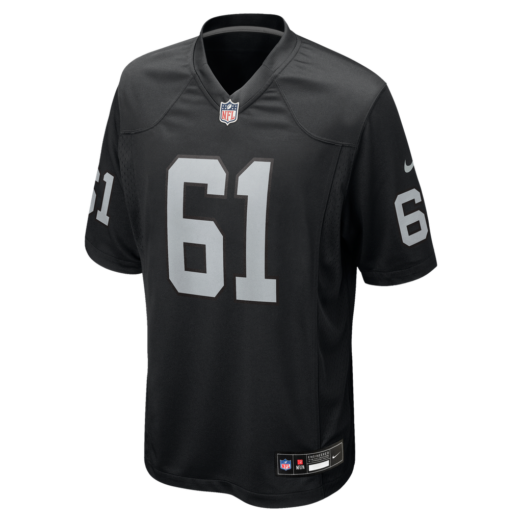 Jordan Meredith Las Vegas Raiders Game Player Jersey - Black