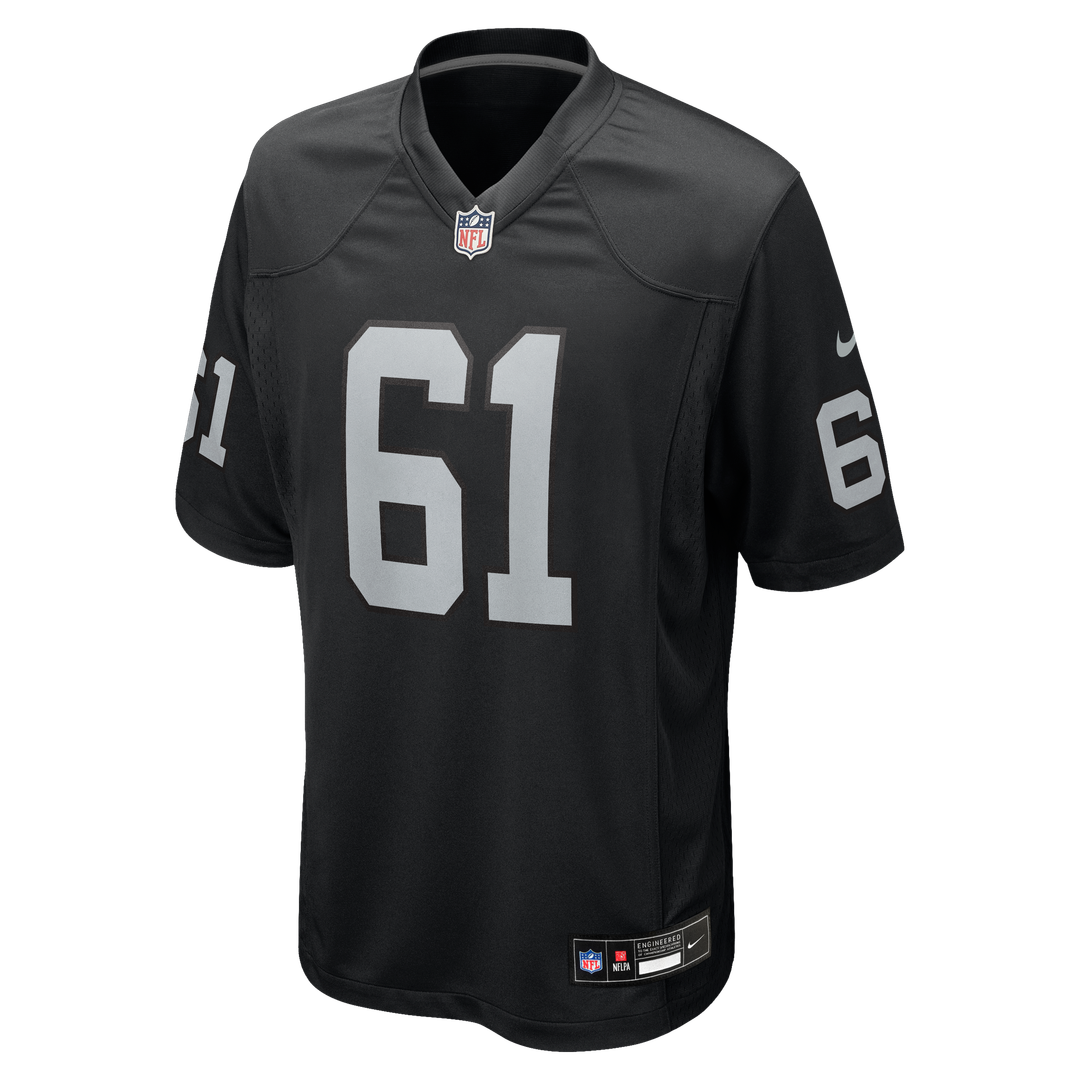 Jordan Meredith Las Vegas Raiders Game Player Jersey - Black