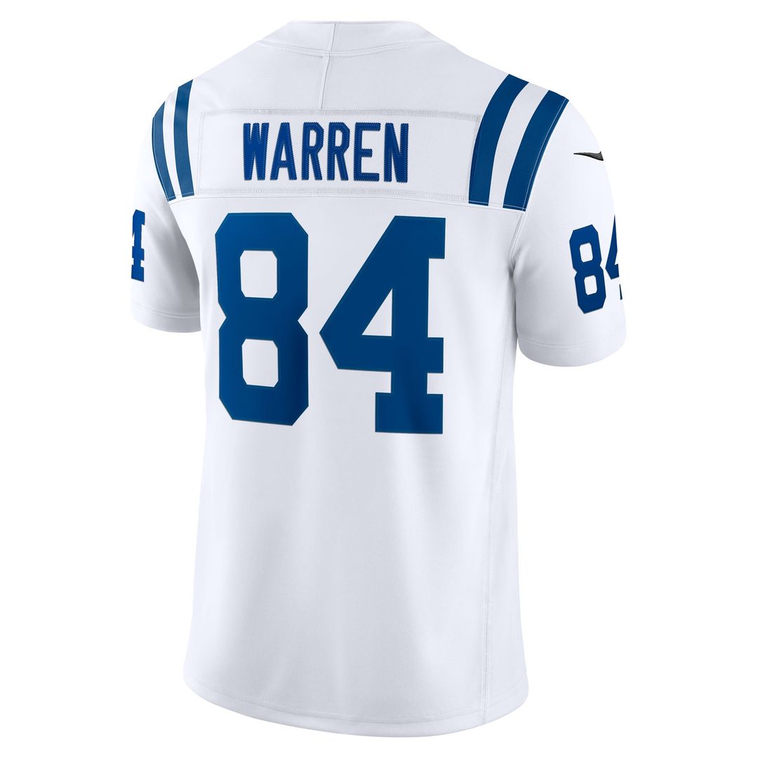 Tyler Warren Indianapolis Colts Team Vapor F.U.S.E. Stitched Limited Jersey - Royal