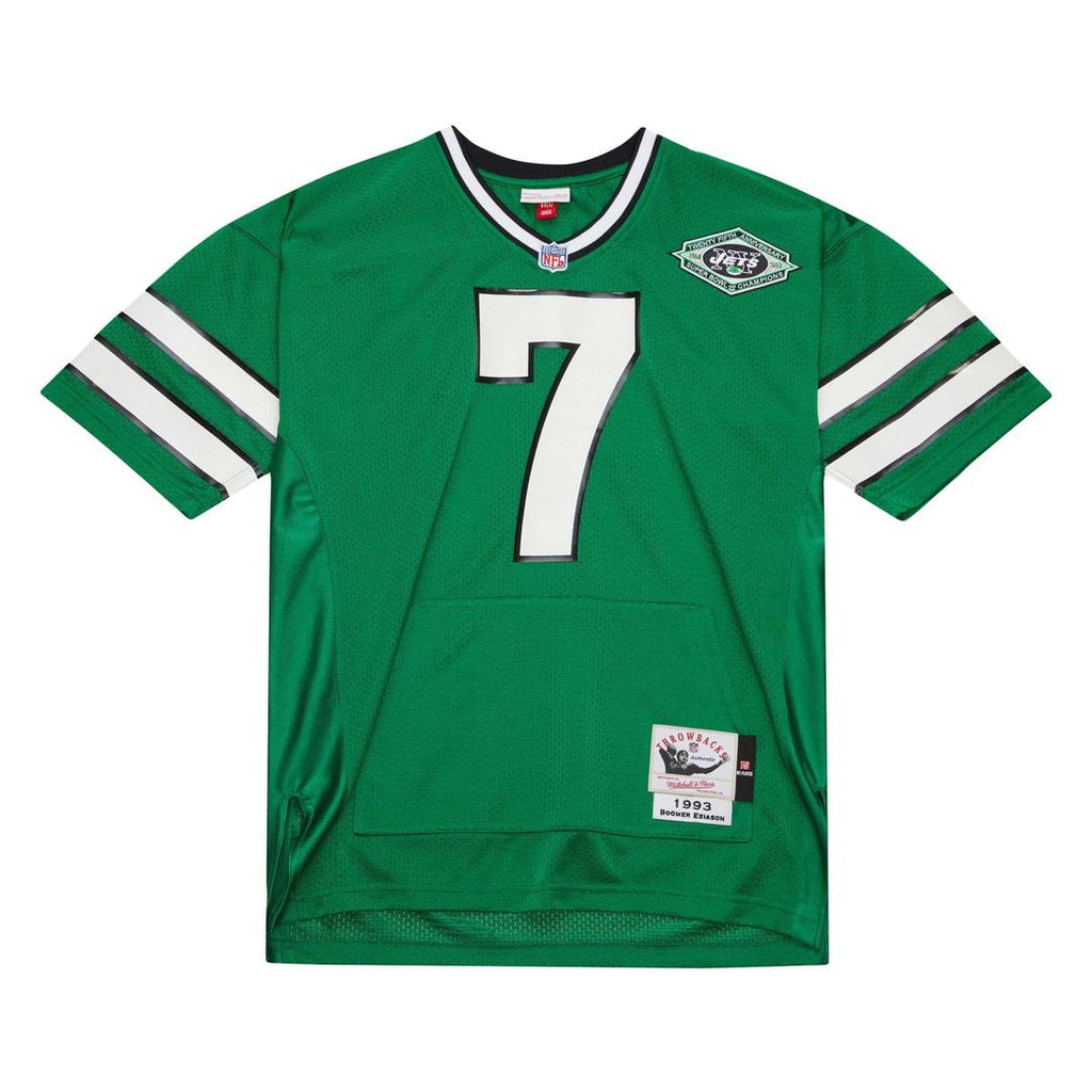 Boomer Esiason New York Jets 1993 Authentic Throwback Retired Player Pocket Jersey - Kelly Green