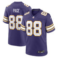 Alan Page Minnesota Vikings Retired Player Alternate Game Jersey - Purple
