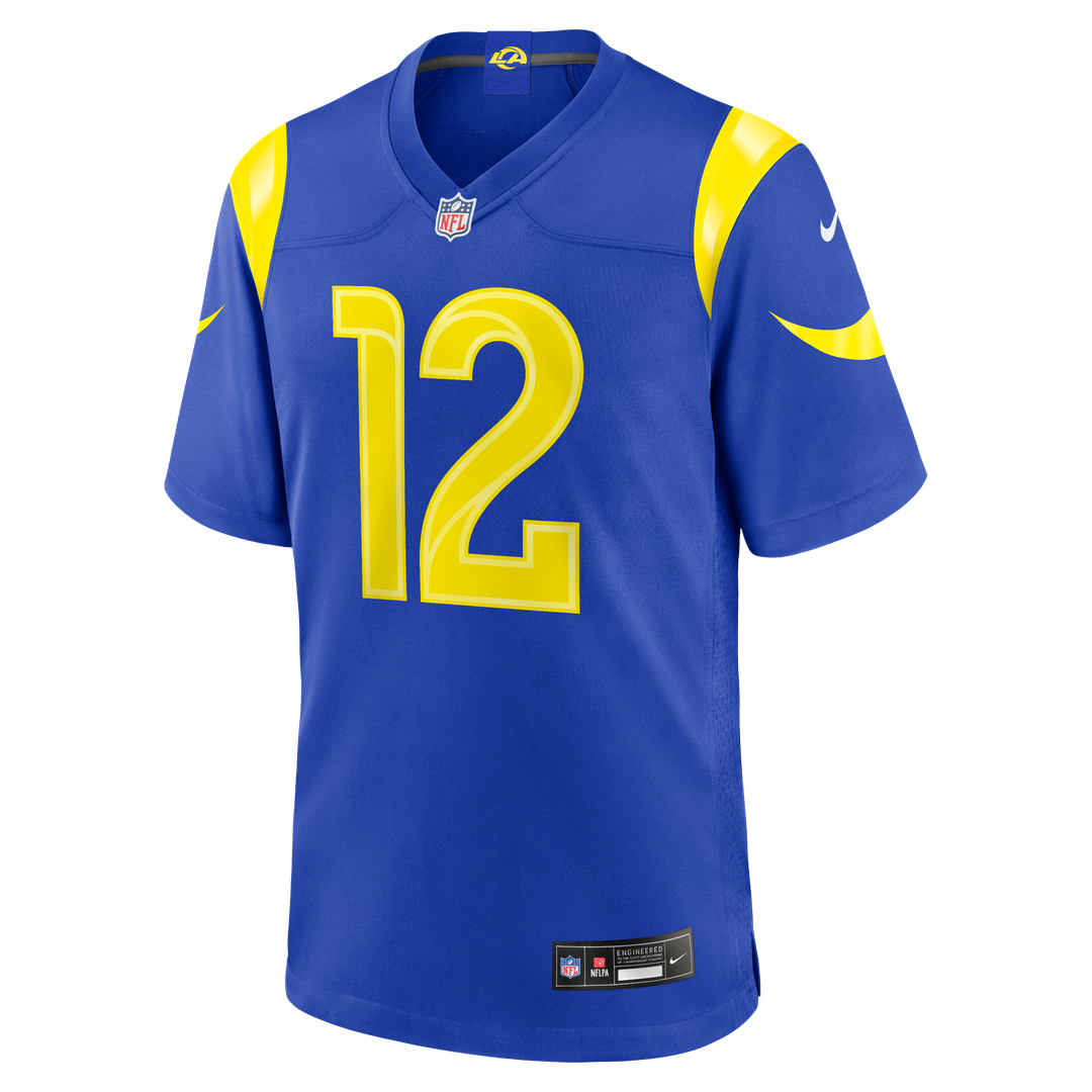 Puka Nacua Los Angeles Rams White Game Player Jersey - White