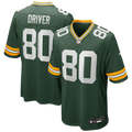 Donald Driver Green Bay Packers Game Retired Player Jersey - Green