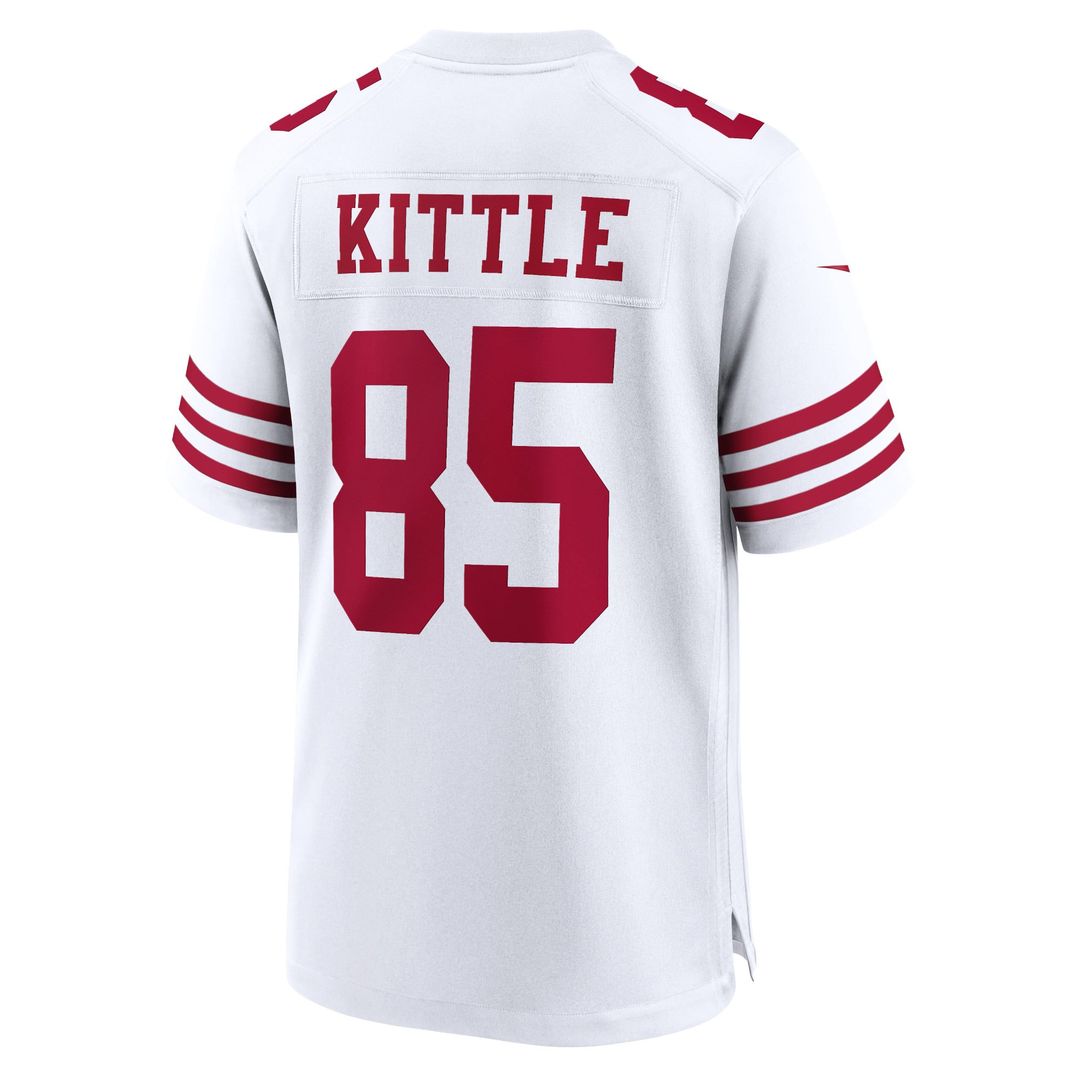 George Kittle San Francisco 49ers Player Game Jersey - White
