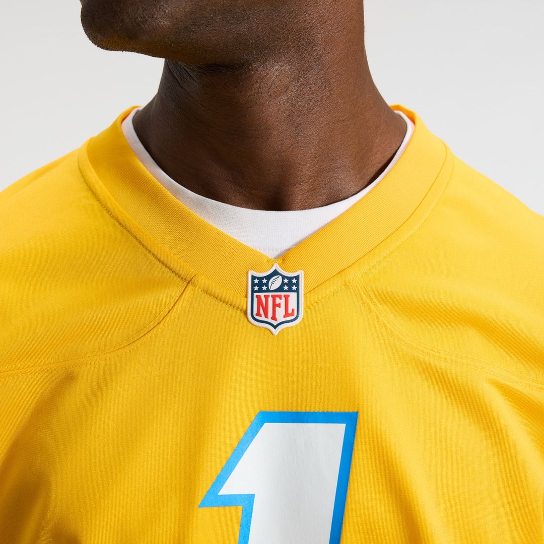 Quentin Johnston Los Angeles Chargers Game Player Jersey - Powder Blue