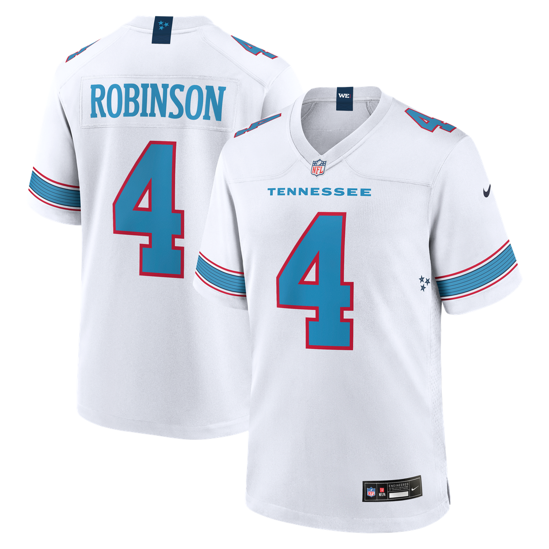 Wan'Dale Robinson Tennessee Titans Team Game Jersey - Light Blue