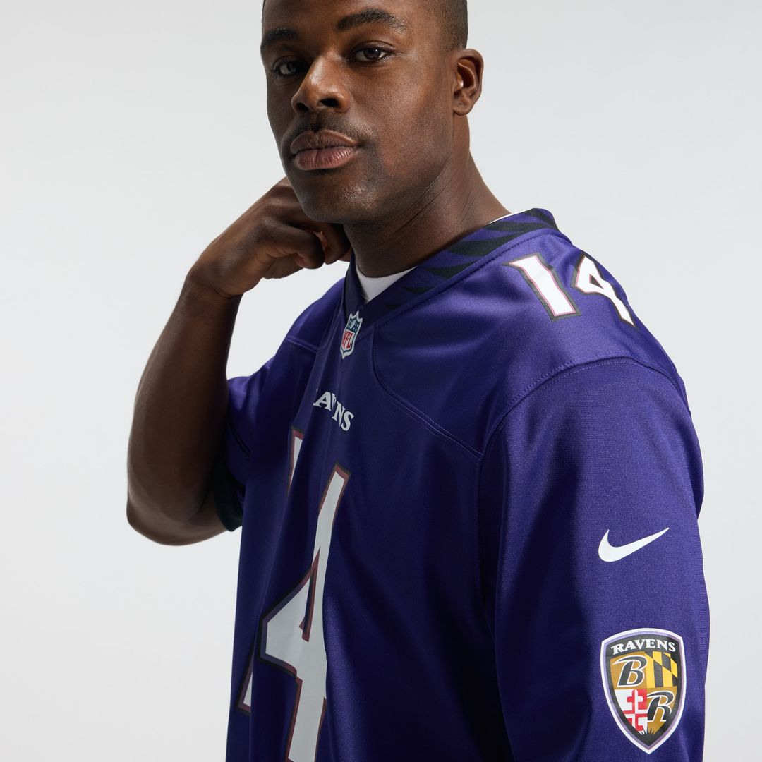 Kyle Hamilton Baltimore Ravens Team Game Jersey - Purple