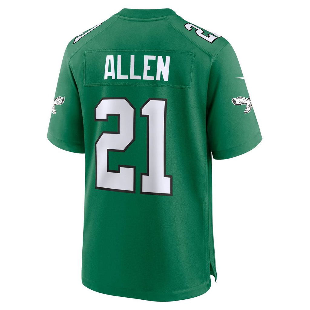 Eric Allen Philadelphia Eagles Retired Player Alternate Game Jersey - Kelly Green