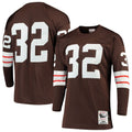 Jim Brown Cleveland Browns 1964 Authentic Throwback Retired Player Jersey - Brown