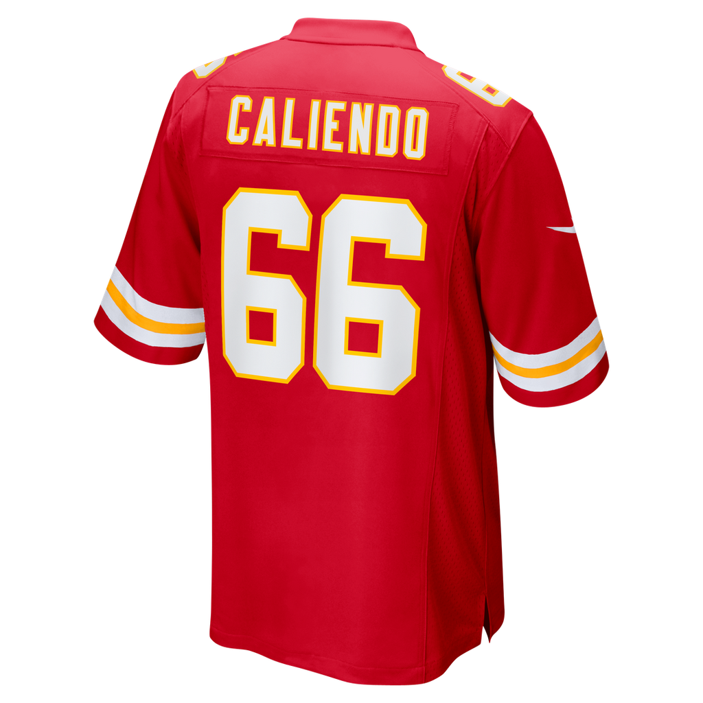 Mike Caliendo Kansas City Chiefs Game Player Jersey - Red