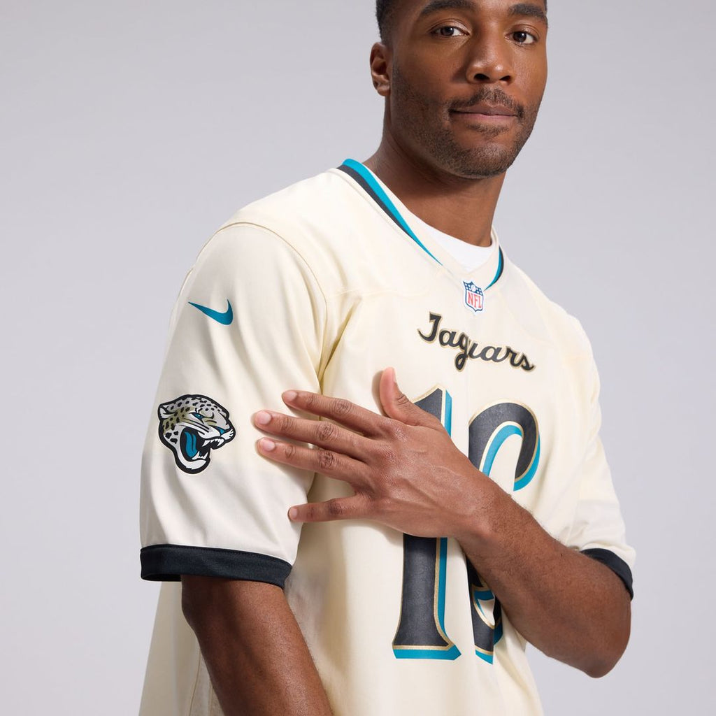 Trevor Lawrence Jacksonville Jaguars 2026 Rivalries Collection Game Jersey - Natural