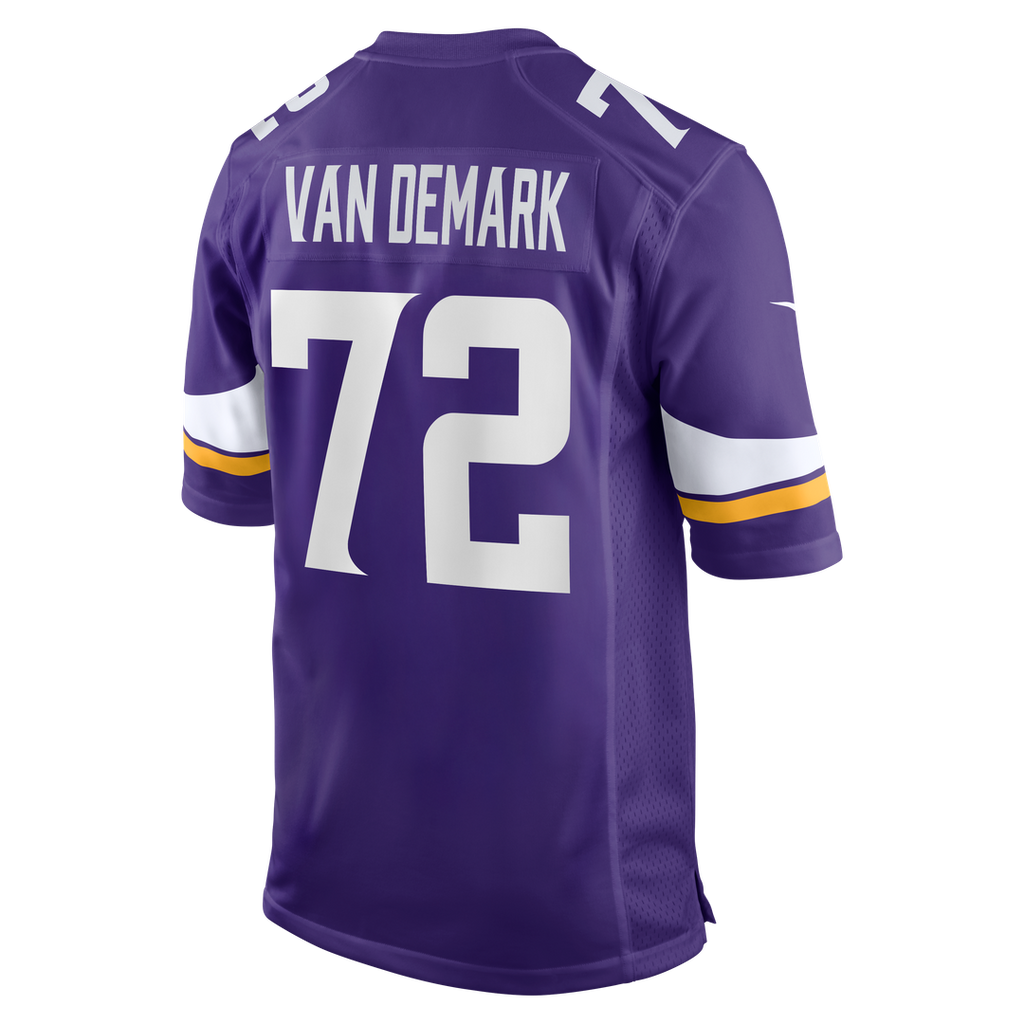 Ryan Van Demark Minnesota Vikings Team Game Jersey - Purple