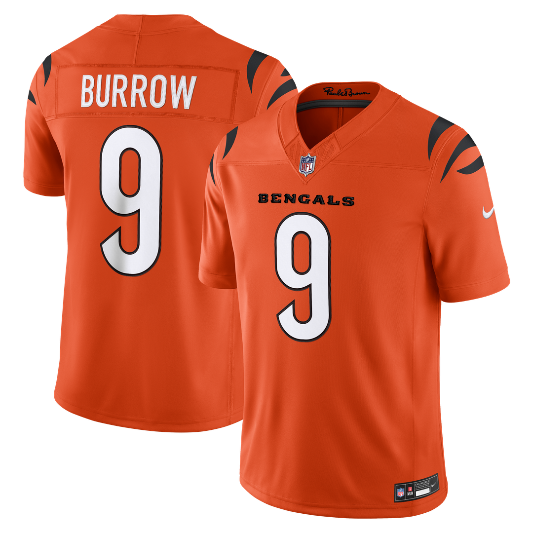 Joe Burrow Cincinnati Bengals Team Vapor F.U.S.E. Stitched Limited Jersey - Black