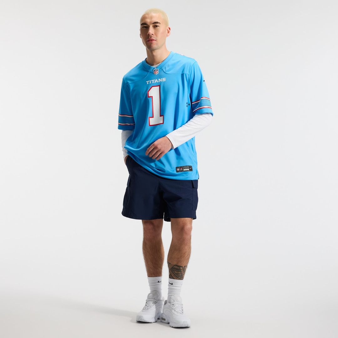 Cameron Ward Tennessee Titans Game Jersey - White