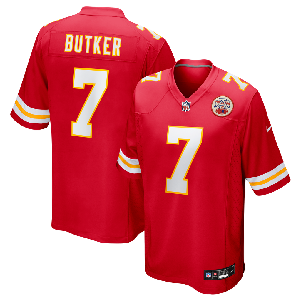 Harrison Butker Kansas City Chiefs Game Jersey - Red
