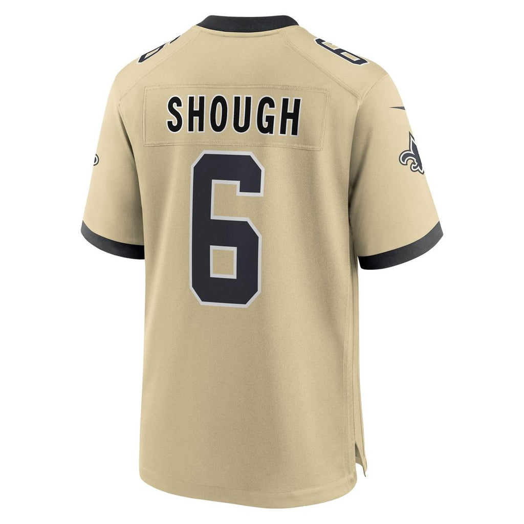 Tyler Shough New Orleans Saints White Game Player Jersey