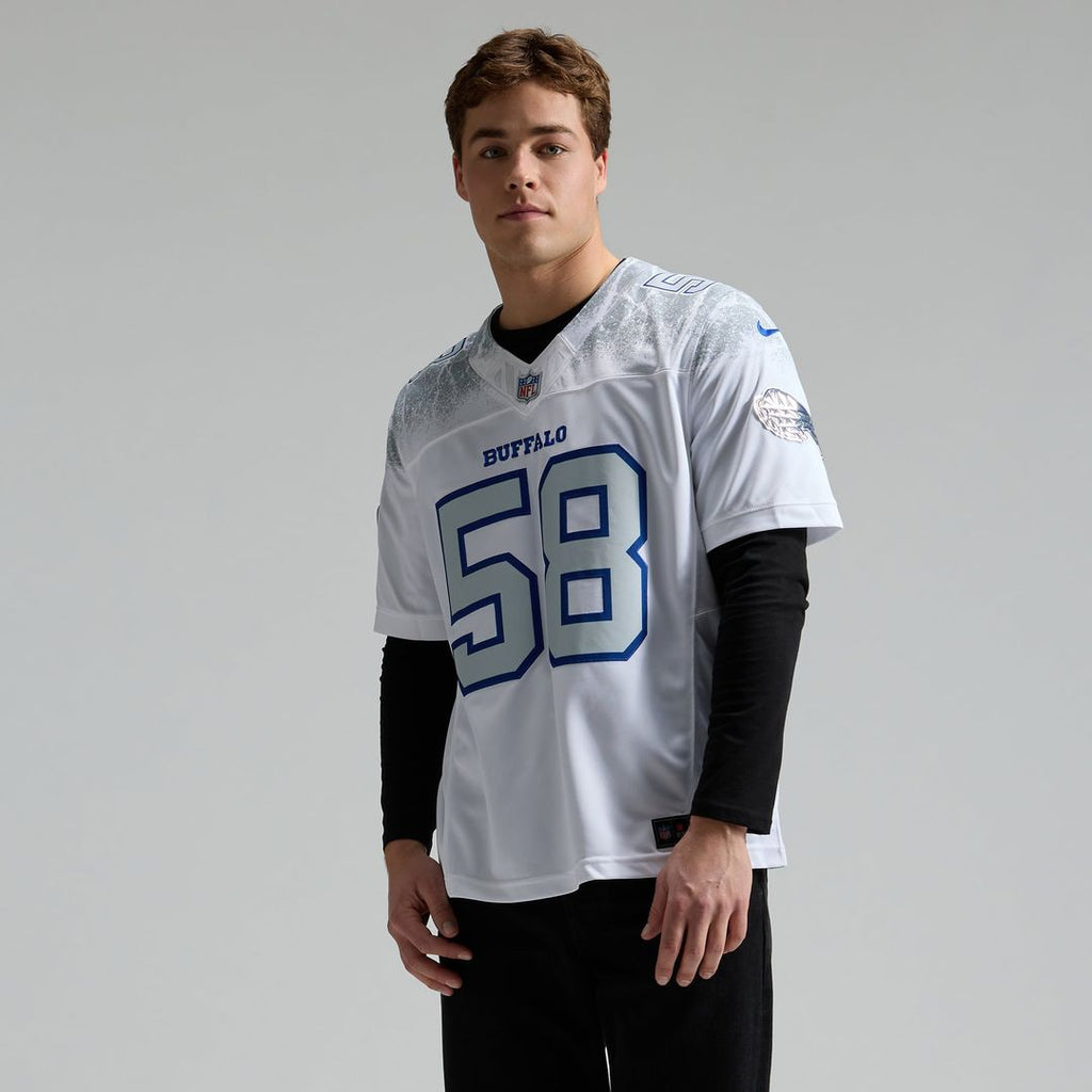 Matt Milano Buffalo Bills Rivalries Collection Stitched Limited Jersey - White