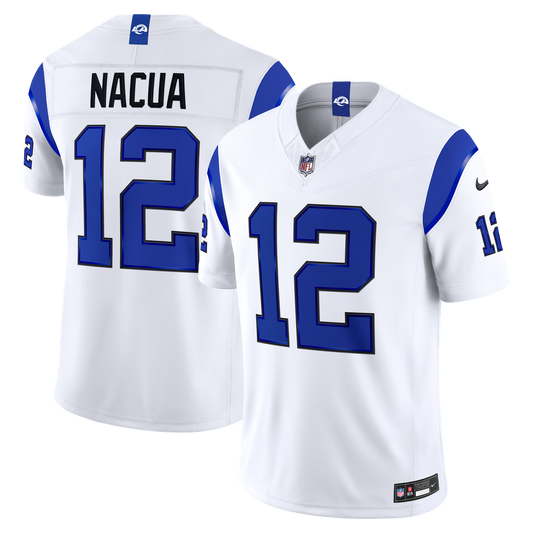 Puka Nacua Los Angeles Rams Fearsome White Vapor F.U.S.E. Stitched Limited Jersey