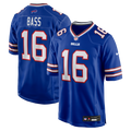 Tyler Bass Buffalo Bills Team Game Jersey - Royal