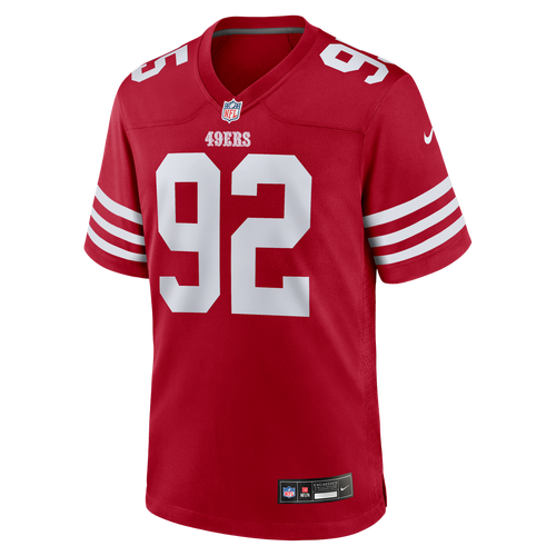 Alfred Collins San Francisco 49ers Team Game Jersey - Scarlet