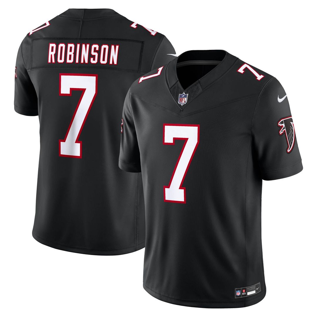 Bijan Robinson Atlanta Falcons Vapor F.U.S.E. Stitched Limited Jersey - White