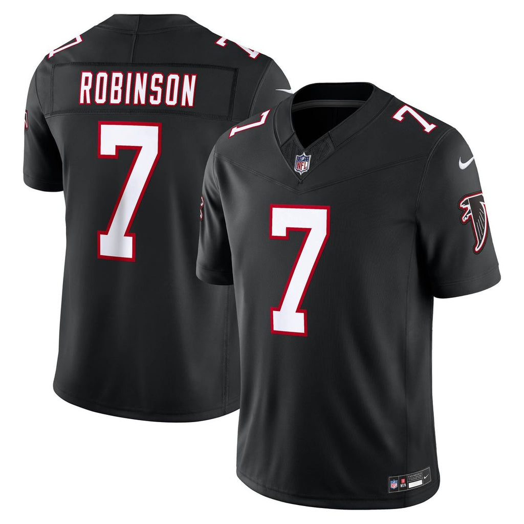 Bijan Robinson Atlanta Falcons Alternate Throwback Vapor F.U.S.E. Stitched Limited Jersey - Black