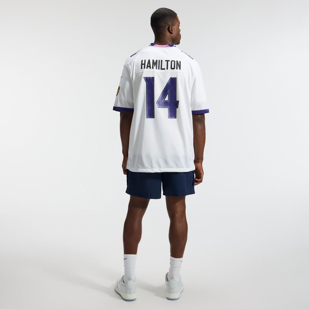 Kyle Hamilton Baltimore Ravens Game Jersey - White