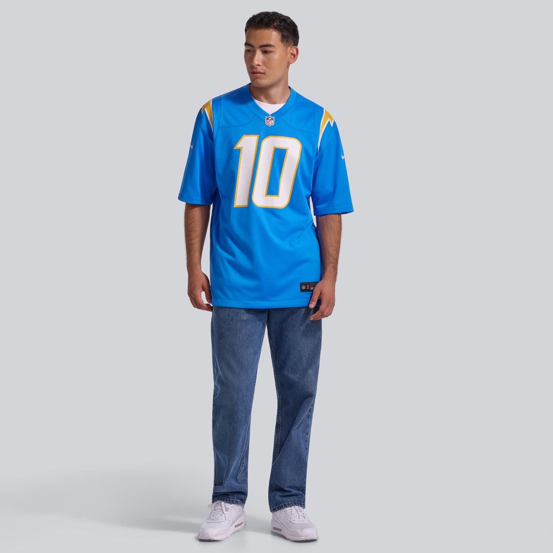 Justin Herbert Los Angeles Chargers Alternate Super Chargers Game Player Jersey - Navy