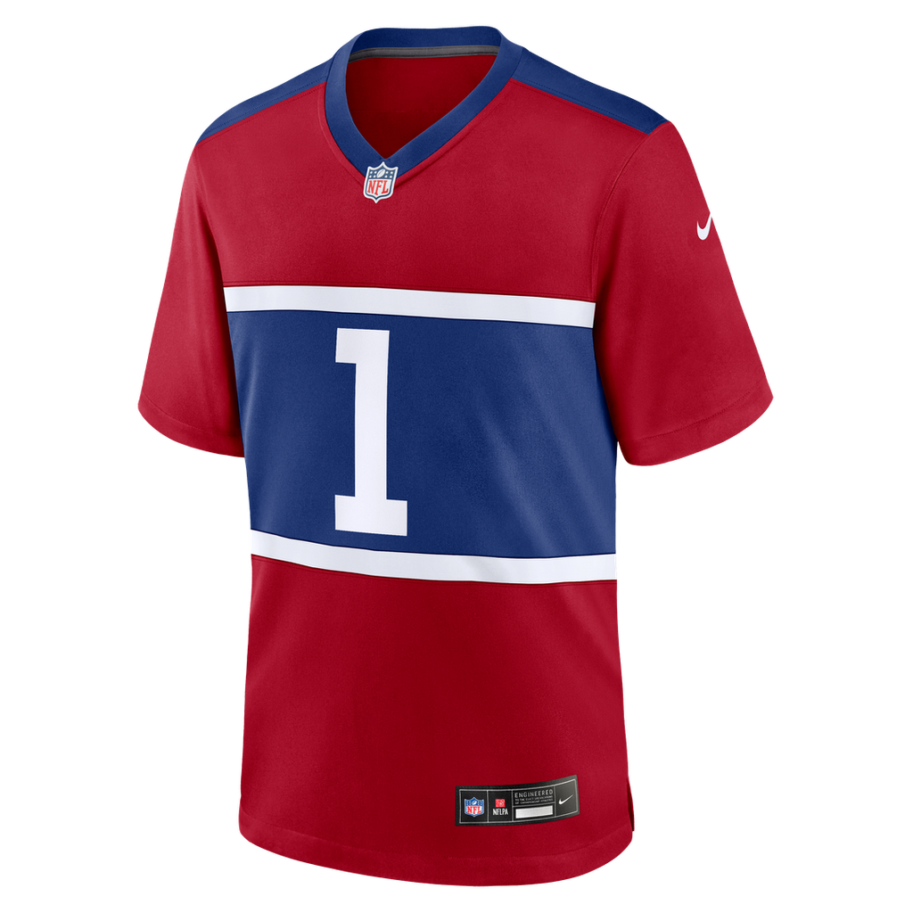 Malik Nabers New York Giants Player Game Jersey - Royal