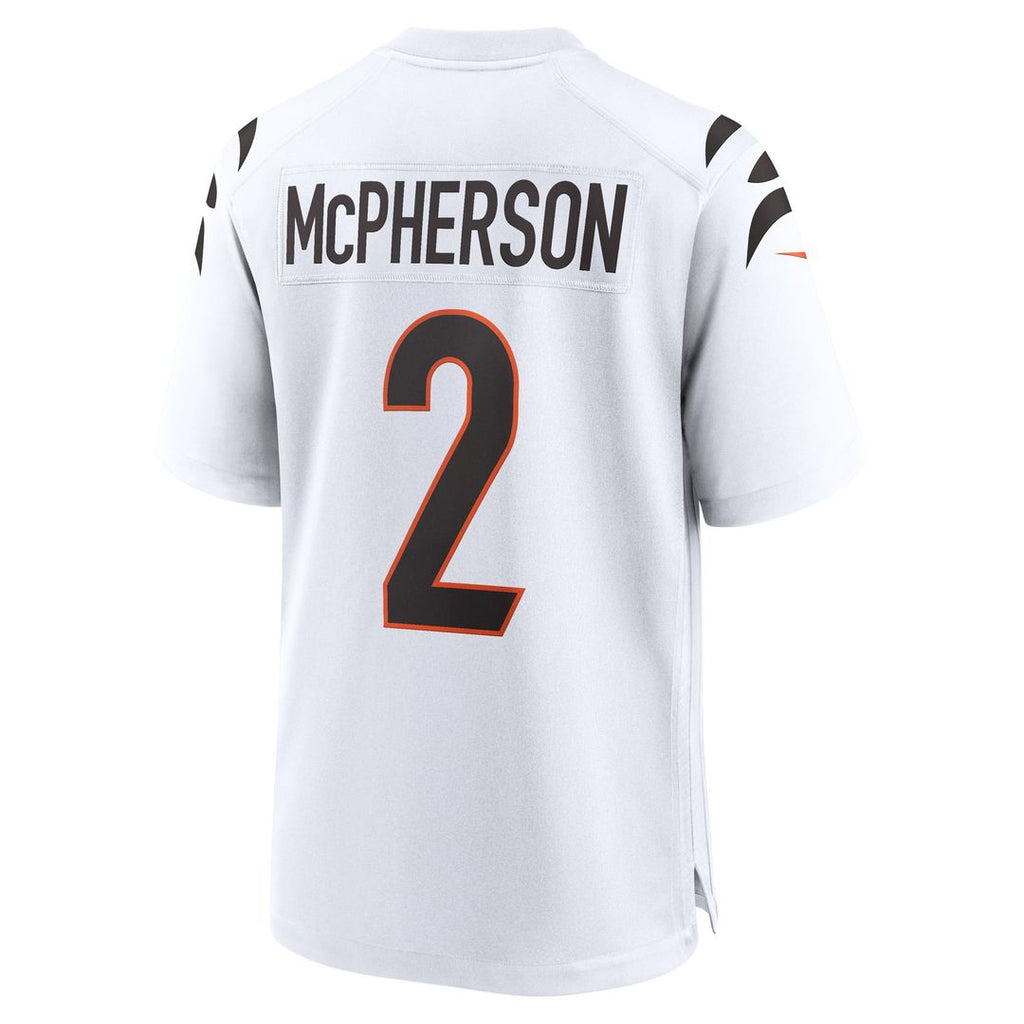 Evan McPherson Cincinnati Bengals Game Player Jersey - White
