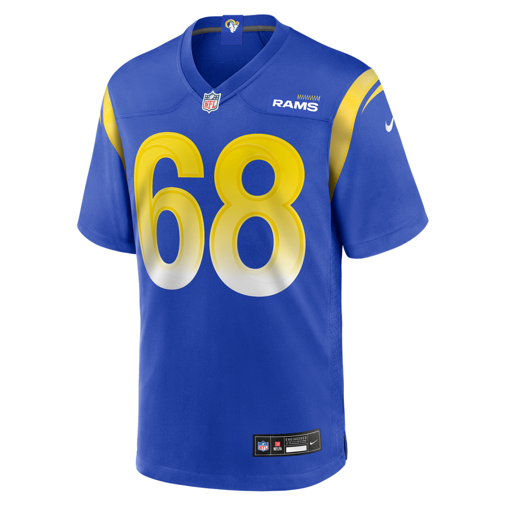 David Quessenberry Los Angeles Rams Team Game Jersey - Royal