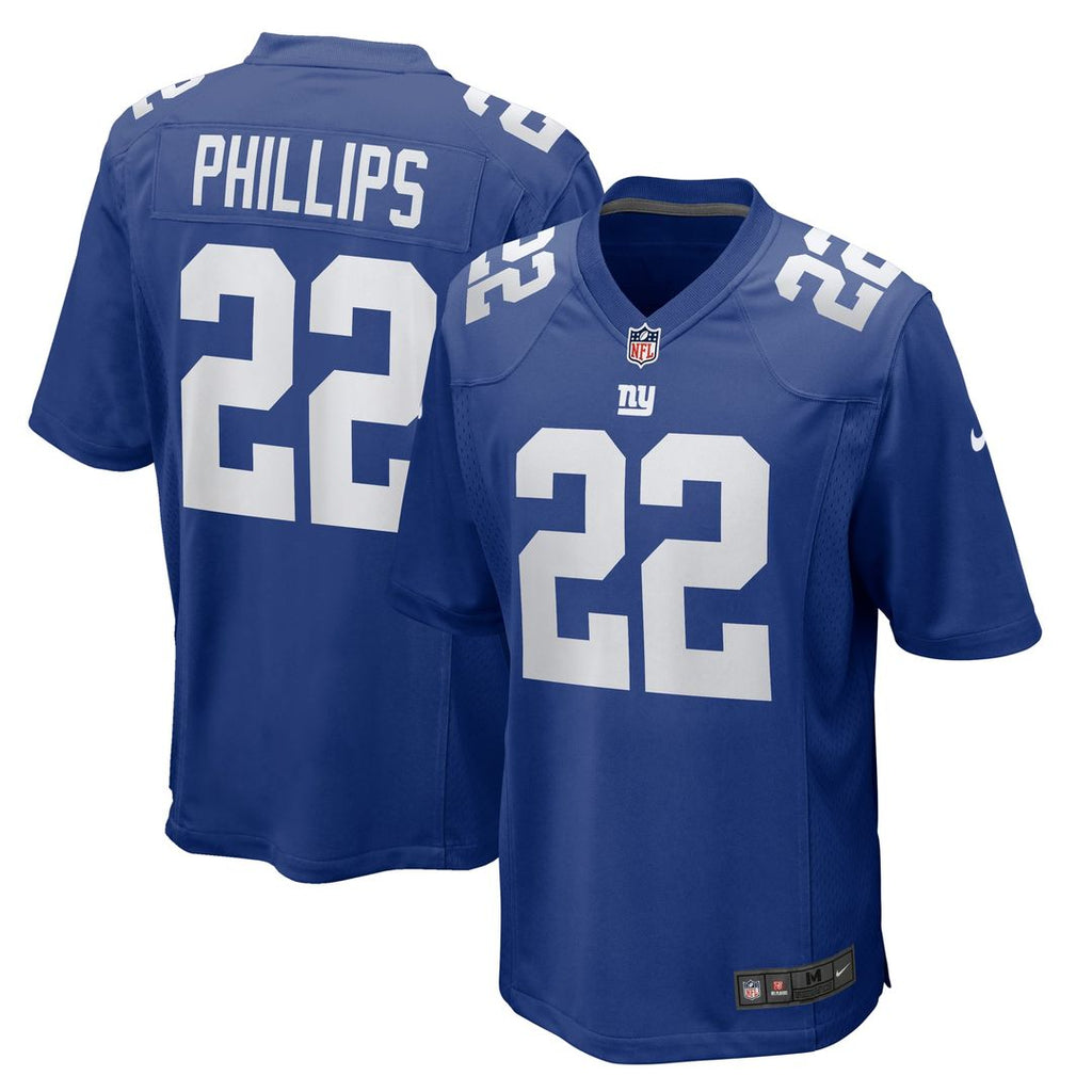 Dru Phillips New York Giants Team Game Jersey - Royal