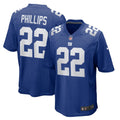 Dru Phillips New York Giants Team Game Jersey - Royal